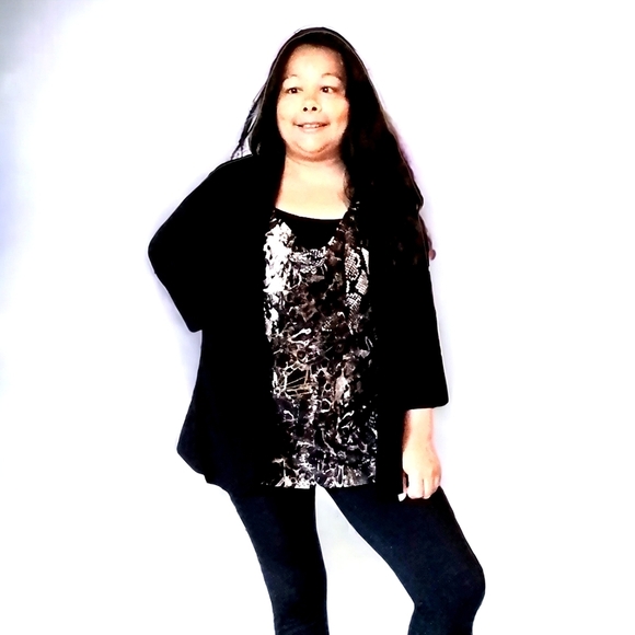 TRADITION WOMENS XL CARDIGAN WITH ATTACHED CANI - Picture 3 of 3